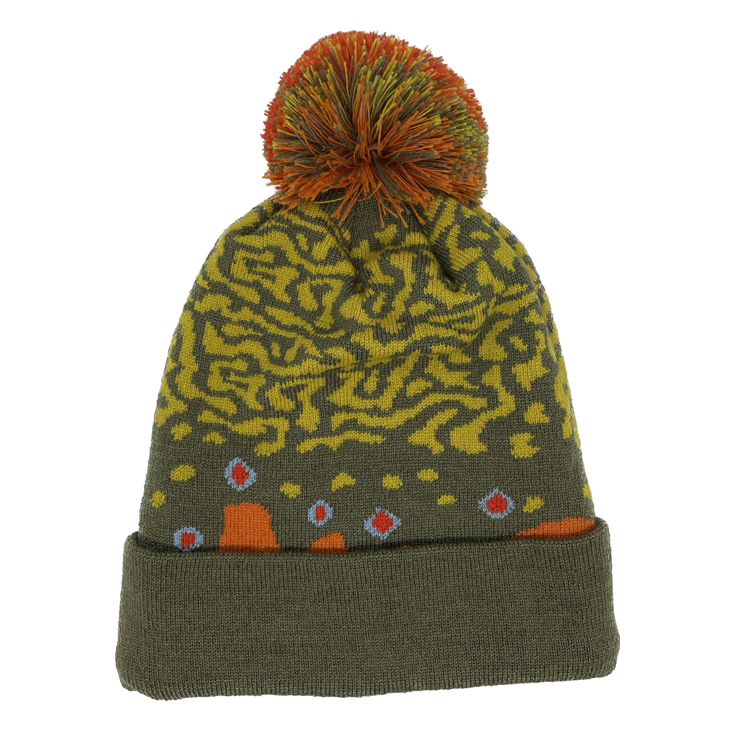 Rep Your Water Brook Trout Skin Knit Hat