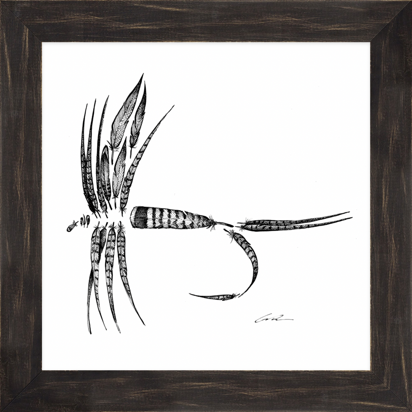 Feather Fly Fine Art Print