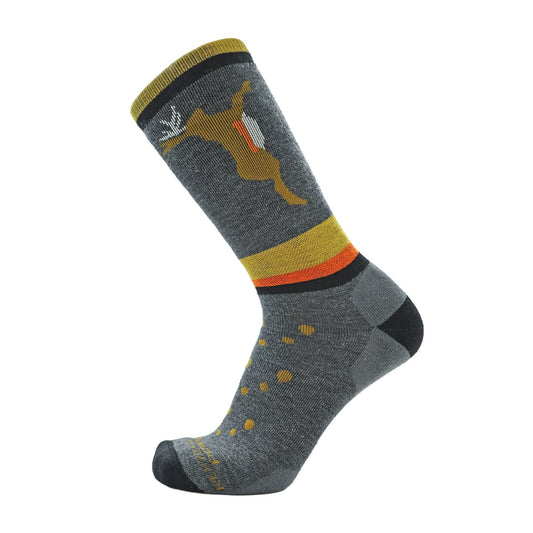 Sock with Jackalope design