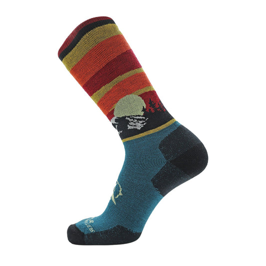 Sock with Golden Hour design