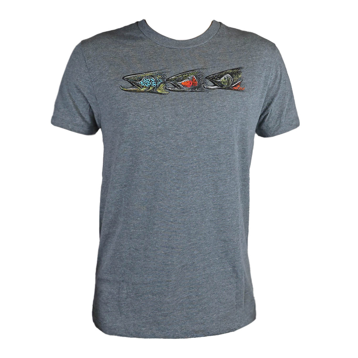 T-shirt Fish Heads Personnalisable - Taille S à 5XL - Coton Lourd - Fabriqué Et Expédié Des USA