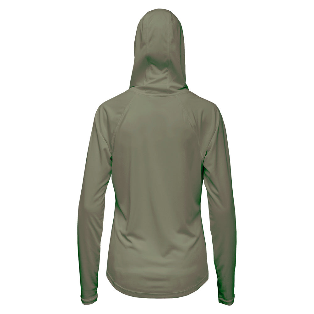 moss colored sun hoody back