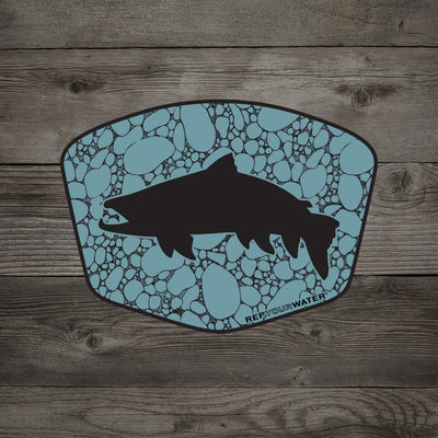 River Rock Trout Sticker