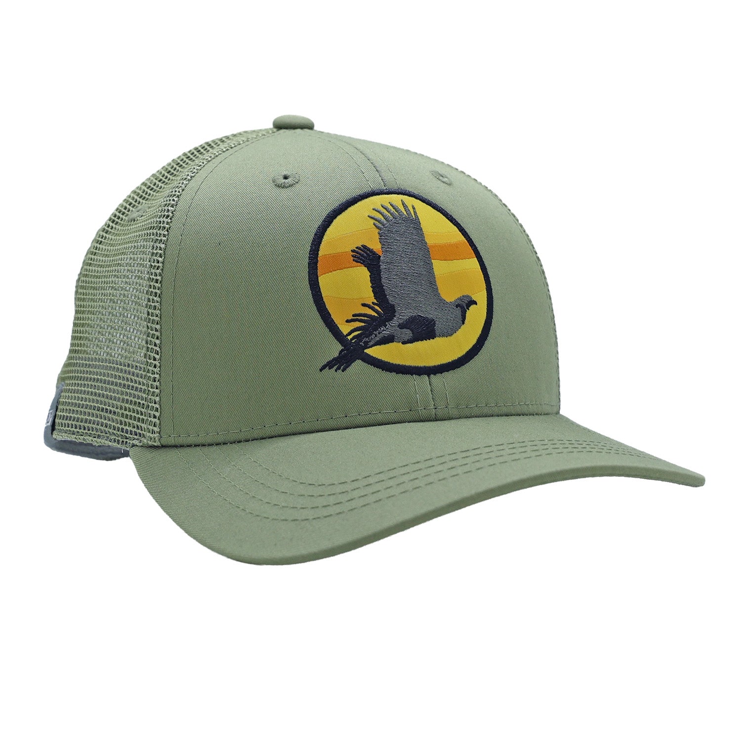 Gray hat with Sage Grouse