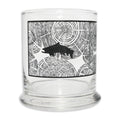 Tree Rings Lowball Glass