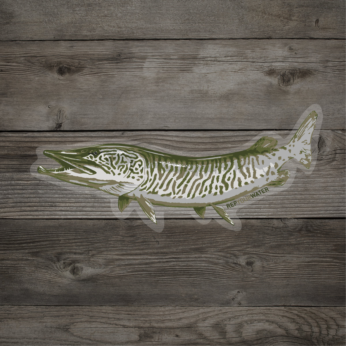 Artist's Reserve Musky Sticker