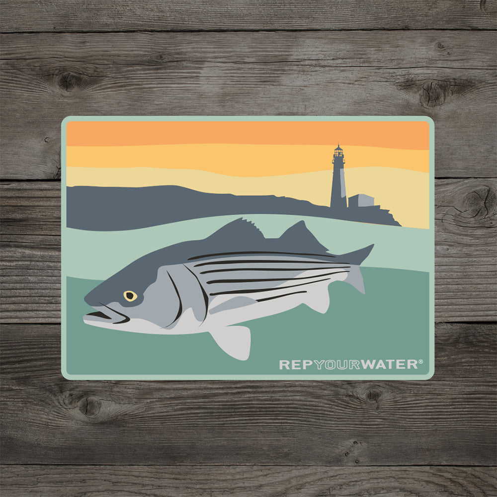 Lighthouse Striper Sticker