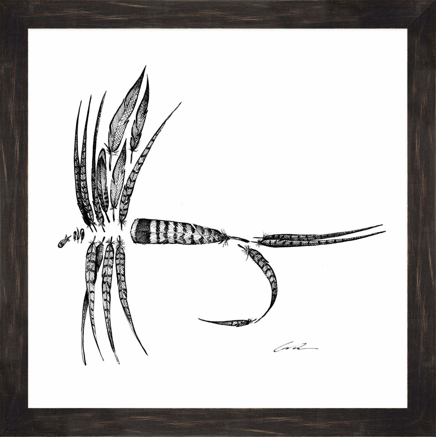 Feather Fly Fine Art Print